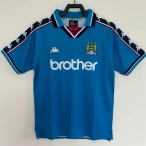 Maillot rétro domicile de Manchester City 1997-1998
