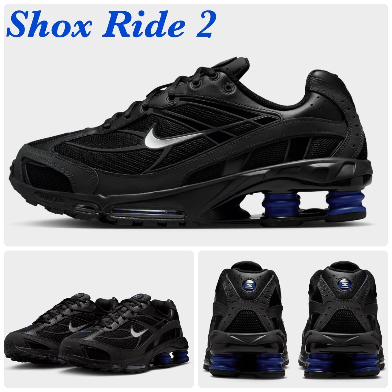 NIKE SHOX RIDE 2 🔥
👟 Modèle : Nike Shox Ride 2 Supreme
📏 Pointures disponibles : 40 à 45
✨ Design premium • Confort • Style